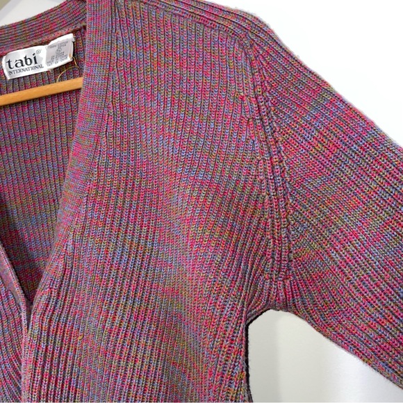Vintage TABI Cotton‎ Multicoloured Cardigan - Picture 8 of 10